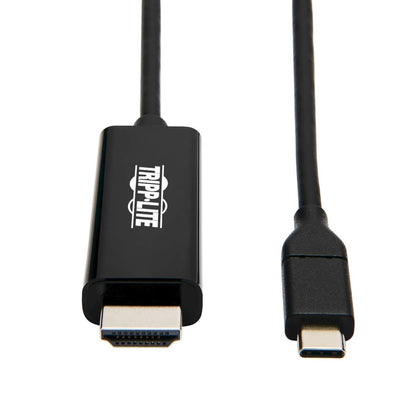 Tripp Lite U444-006-H4K6Be Usb-C To Hdmi Adapter Cable (M/M), 4K 60 Hz, 4:4:4, Thunderbolt 3 Compatible, Black, 6 Ft. (1.8 M)