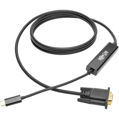 Tripp Lite U444-006-V Usb-C To Vga Active Adapter Cable (M/M), Black, 6 Ft. (1.8 M)