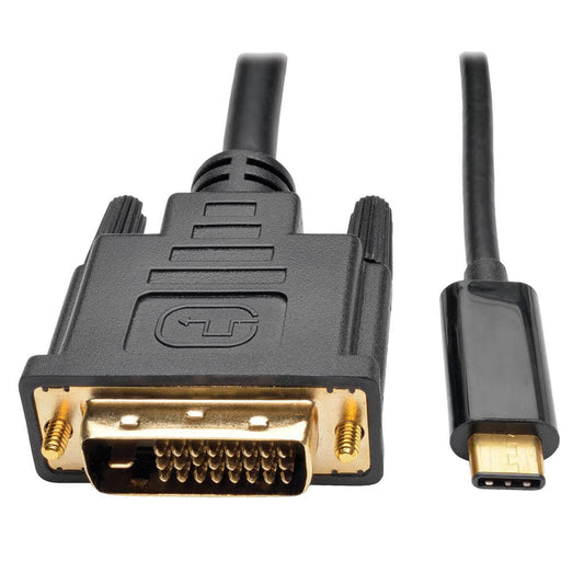 Tripp Lite U444-016-D Usb-C To Dvi Active Adapter Cable (M/M), Black, 16 Ft. (4.9 M)