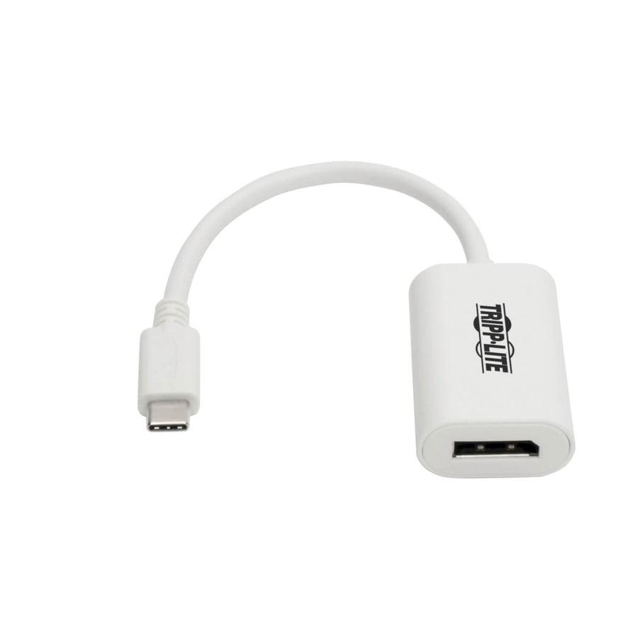 Tripp Lite U444-06N-Dp4K6W Usb-C To Displayport 4K 60Hz Adapter, White