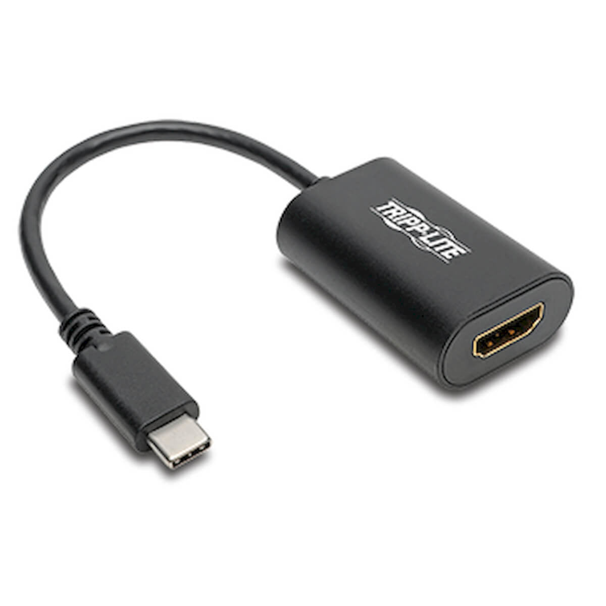 Tripp Lite U444-06N-Hd4K6B Usb-C To Hdmi Adapter (M/F) - 4K 60 Hz, Hdcp 2.2, Black