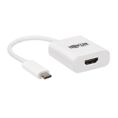 Tripp Lite U444-06N-Hdr-W Usb-C To Hdmi Adapter (M/F) - 4K 60 Hz, Hdr, 4:4:4, Dp 1.2, Hdcp 2.2, White