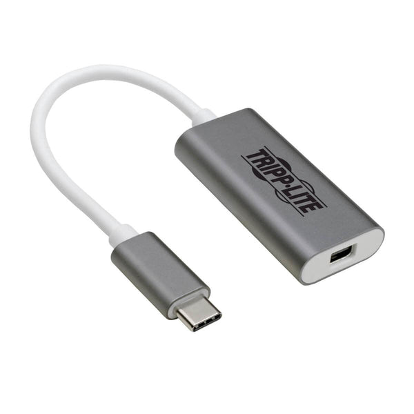 Tripp Lite U444-06N-MDP-AL USB C to Mini DisplayPort Adapter Converter Aluminum 4K 3.1 M/F