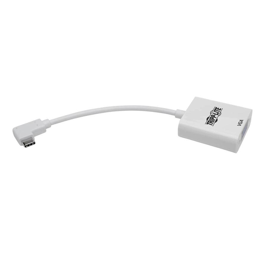 Tripp Lite U444-06N-Vga-Ra Usb-C To Vga Adapter With Alternate Mode - Dp 1.2, Right-Angle Usb-C