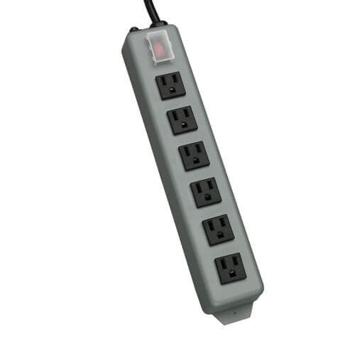 Tripp Lite Ul24Cb-15 Surge Protector Black, Grey 6 Ac Outlet(S) 120 V 4.572 M