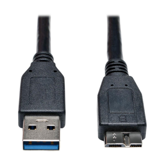 Tripp Lite Usb 3.0 Superspeed Device Cable (A To Micro-B M/M) Black, 0.31 M