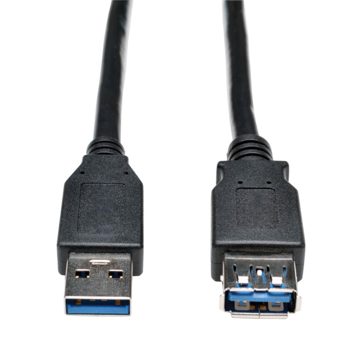 Tripp Lite Usb 3.0 Superspeed Extension Cable - Usb-A To Usb-A, M/F, Black, 0.91 M