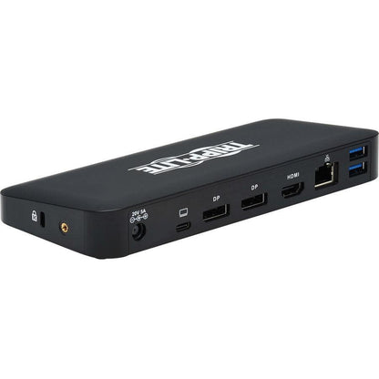 Tripp Lite Usb-C Dock, Triple Display - 4K 60 Hz Hdmi/Displayport, Usb 3.2 Gen 2, Usb-A/Usb-C Hub, Gbe, 85W Pd Charging, Black