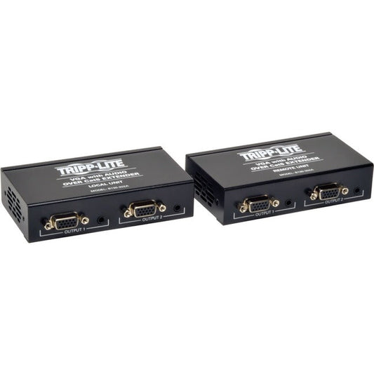 Tripp Lite Vga Video + Audio Over Cat5 Cat6 Video Extender 2 Local 2 Remote Edid