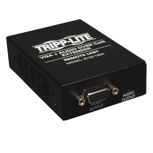 Tripp Lite Vga With Audio Over Cat5/Cat6 Extender, Box-Style Receiver, 1920X1440 At 60Hz, Up To 305 M (1,000-Ft.)