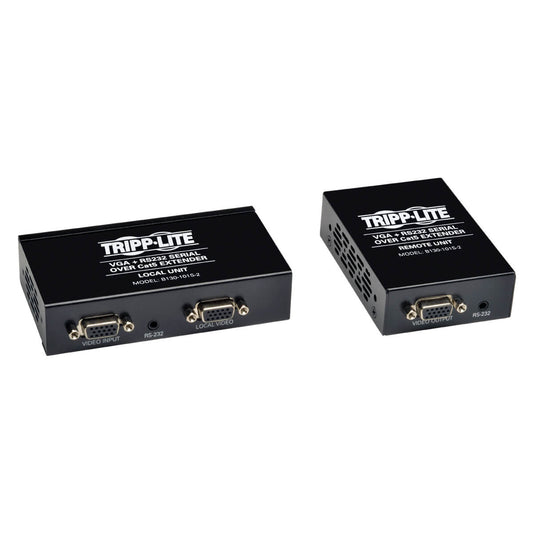 Tripp Lite Vga With Rs232 Over Cat5 / Cat6 Extender Kit, Box-Style Transmitter And Receiver With Edid, 1920 X 1440 At 60Hz, Up To 305 M (1,000-Ft.)