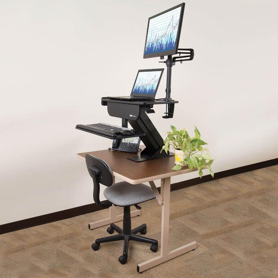 Tripp Lite Wwssdc Workwise Height-Adjustable Sit-Stand Workstation, Clamp-On