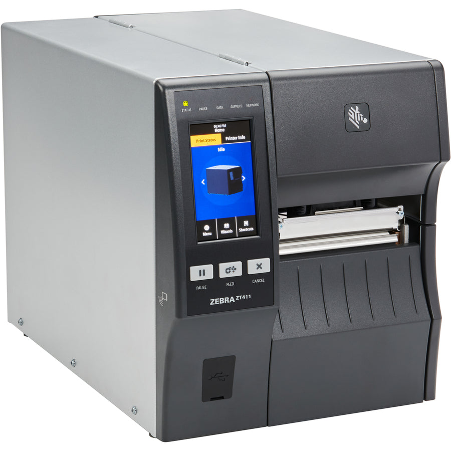 Tt Printer Taa Zt411 4 300 Dpi,Us Cord Ser Usb 10/100 Enet Bt 4.1