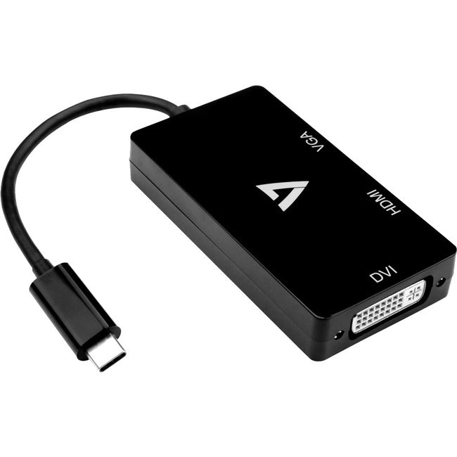 Usb-C To 3 In 1 Video Adapter,Vga Dvi Hdmi 9Gbps 4K 30Hz Uhd