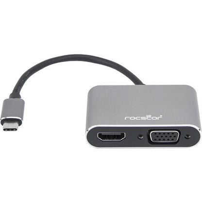 Usb-C To Hdmi & Vga Female Hdmi,4K Vga 1080P Adapter Alumimum