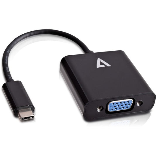 Usb-C To Vga Adapter Black,Usb-C Vga 1080P 60Hz Fhd Vid Adptr