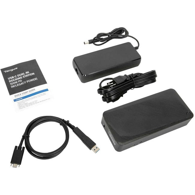 Usb-C Universal Dv4K Docking,Station W/ 100W Power Deliv Black