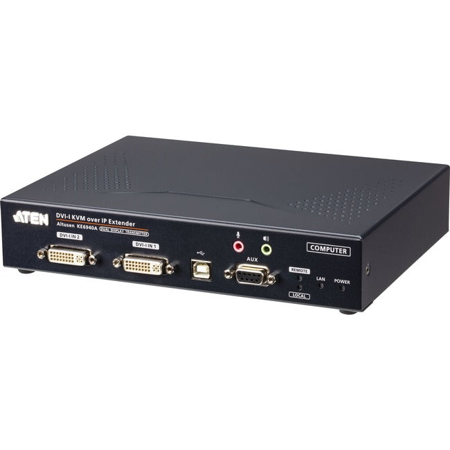 Usb Link Dvi-I Dual Display Kvm,Over Ip Transmitter Audio & Serial