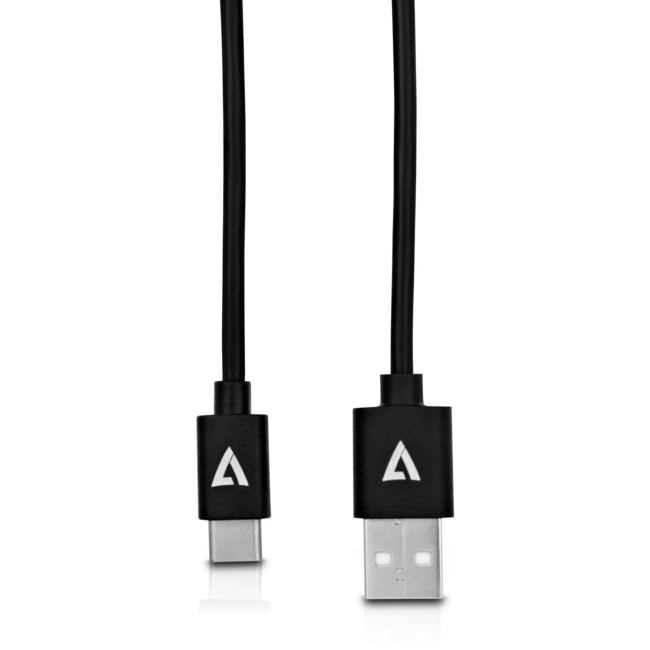 Usb2.0 A To Usb-C Cable 1M Blk,480Mbps 3A Pwr & Data Cable