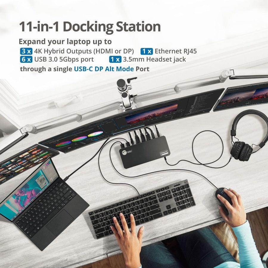 Universal Hybrid Triple 4K,Video Docking Station With Pd 3.0