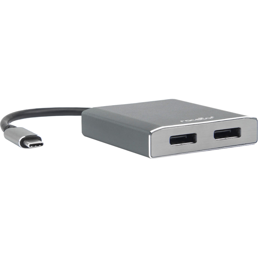 Usb-C To Dual Displayport 4K60H,Multi-Monitor Adapter Aluminum