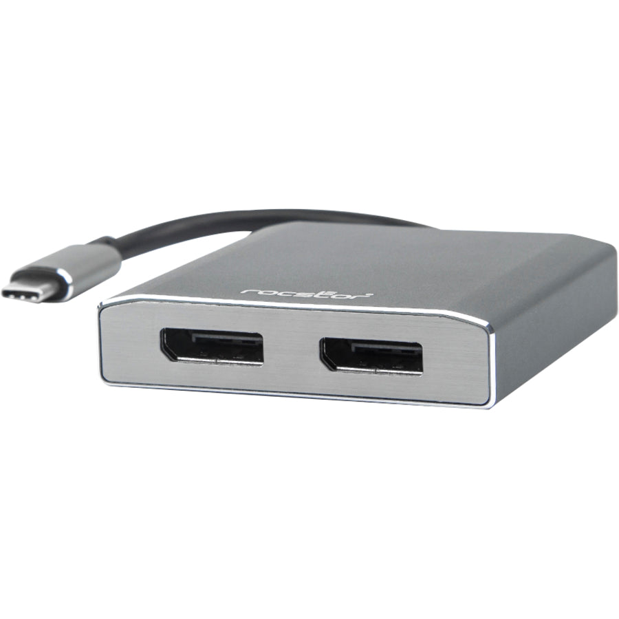 Usb-C To Dual Displayport 4K60H,Multi-Monitor Adapter Aluminum