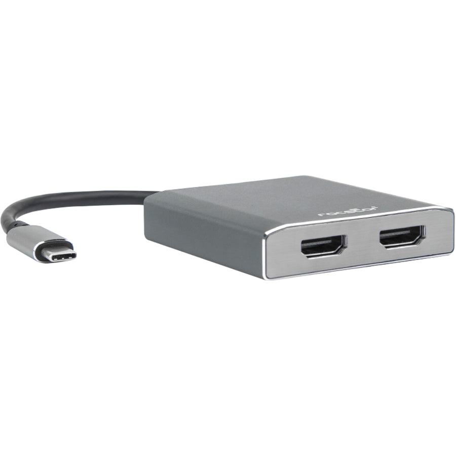 Usb-C To Dual Hdmi Female 4K,30Hz Multi-Mntr Adapter Aluminum