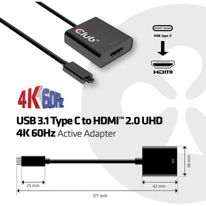 Usb C To Hdmi 2.0,Displayport Alt Mode Uhd 4K 60Hz