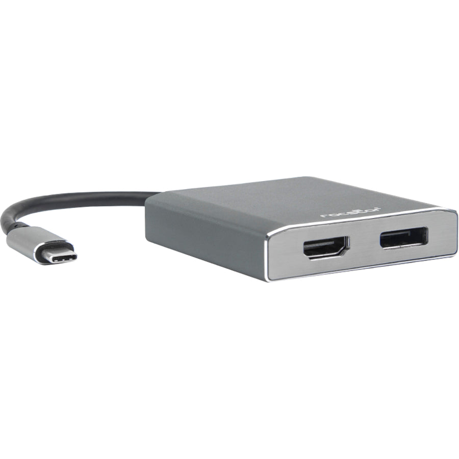 Usb-C To Hdmi & Displayport,Female 4K Adapter Aluminum