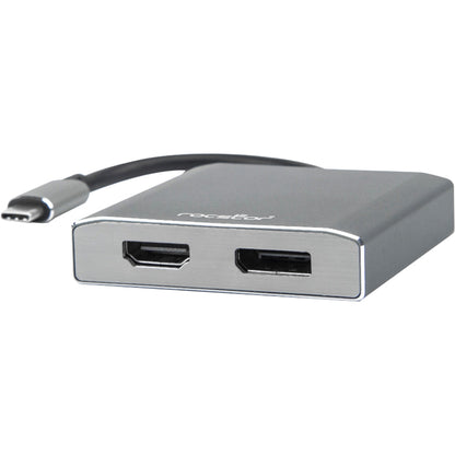 Usb-C To Hdmi & Displayport,Female 4K Adapter Aluminum