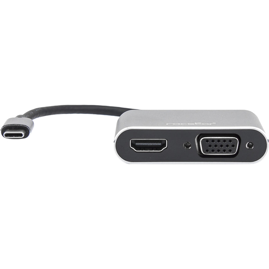 Usb-C To Hdmi & Vga Female Hdmi,4K Vga 1080P Adapter Alumimum