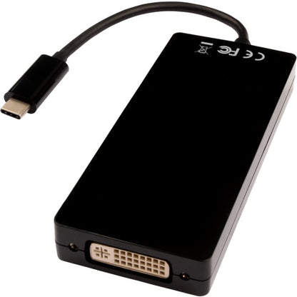 Usb-C To Multi Video Adapter,Dp1.2 Hdmi1.4 Dvi Vga 4K 60Hz Uhd