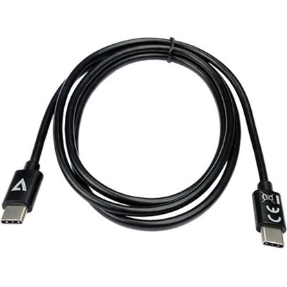 V7 Usb-C Male To Usb-C Male Cable Usb 2.0 480 Mbps 3A 1M/3.3Ft Black