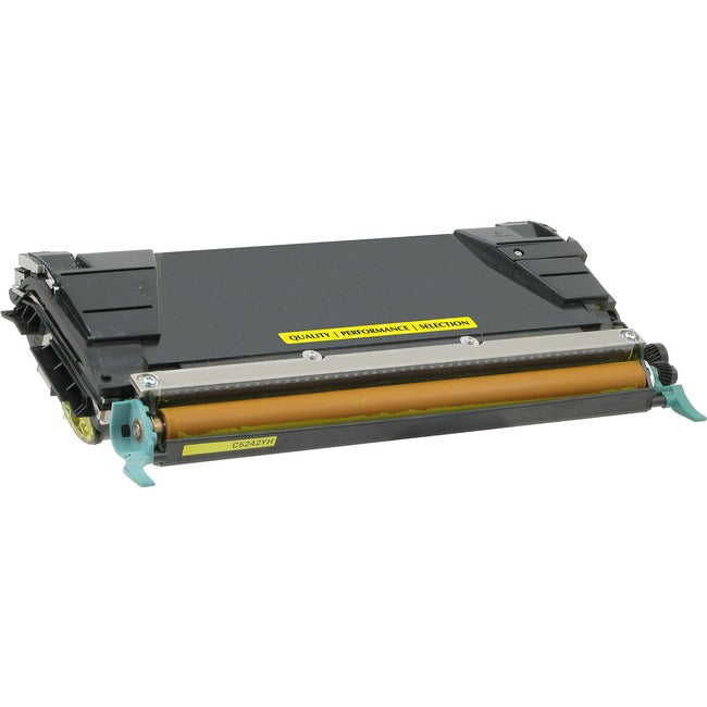 V7 V7C5222Ys Remanufactured Toner Cartridge - Alternative For Lexmark - Yellow