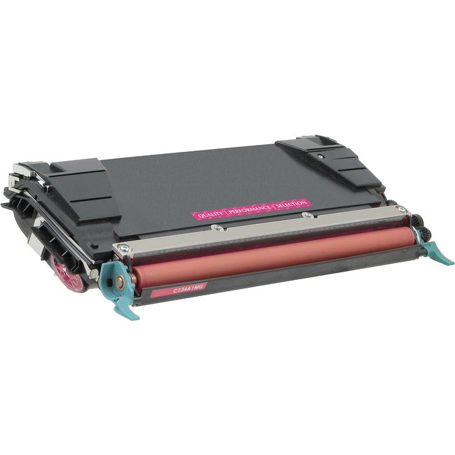 V7 V7C734A2Mg Remanufactured Toner Cartridge - Alternative For Lexmark - Magenta