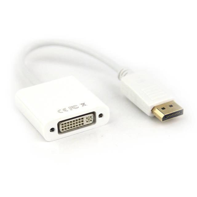 Vcom Cg602-6Inch-White 6Inch Dvi-D Female To Displayport Male Cable (White)