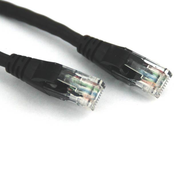 Vcom Np511-3-Black 3Ft Cat5E Utp Molded Patch Cable (Black)