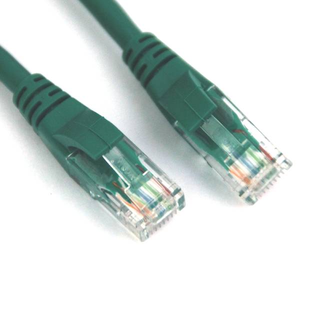 Vcom Np511-7-Green 7Ft Cat5E Utp Molded Patch Cable (Green)