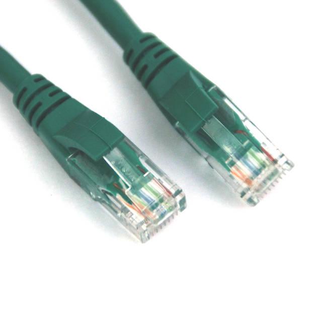 Vcom Np611-10-Green 10Ft Cat6 Utp Molded Patch Cable (Green)