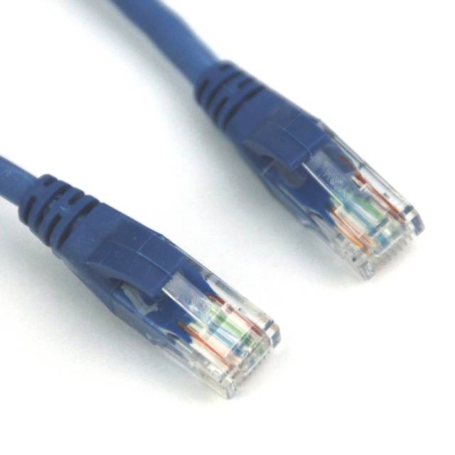 Vcom Np611-5-Blue 5Ft Cat6 Utp Molded Patch Cable (Blue)