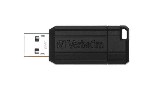 Verbatim Pinstripe - Usb Drive 32 Gb - Black