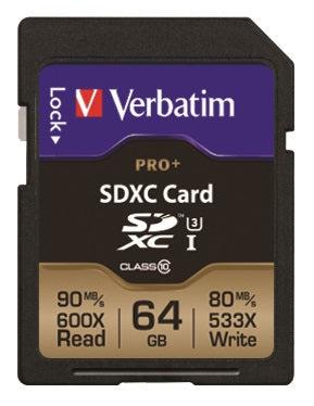 Verbatim Pro+ 64 Gb Sdxc Class 10
