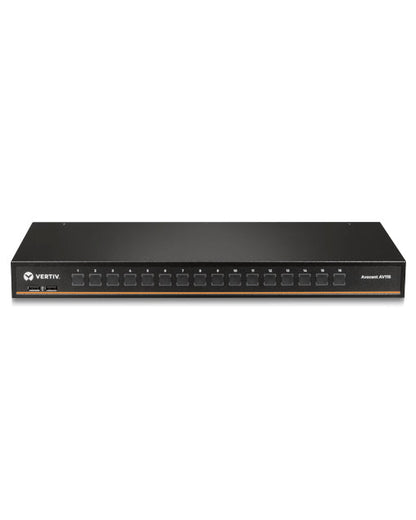 Vertiv Avocent 1X16 With Usb, W/Osd, Push (Touch) Button Switching, Keystroke Switching, Cascade Support, Internal Power Supply Kvm Switch