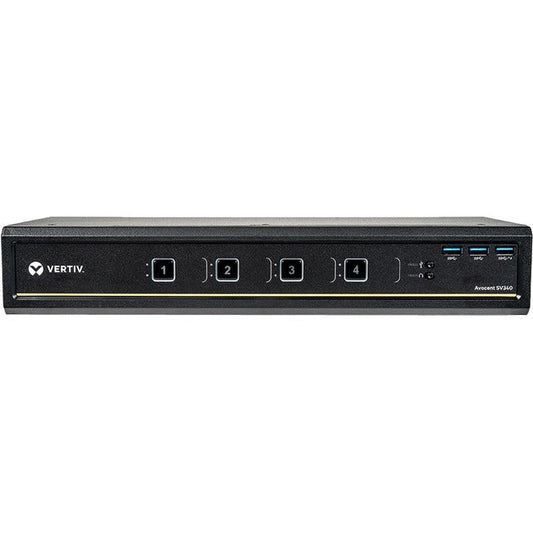 Vertiv Avocent 4-Port Dual-Head Dvi-I 4K Ultra Hd Kvm Switch