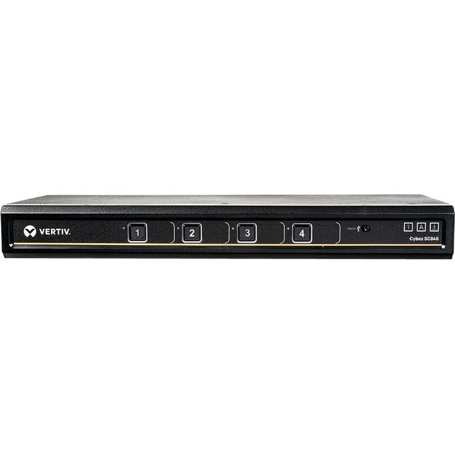 Vertiv Cybex Sc800 Secure Kvm | 4 Port | Secure Desktop Kvm Switch (Sc845-001)