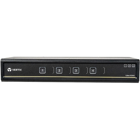 Vertiv Cybex Sc900 Secure Desktop Kvm Switch| 4 Port Dual-Head| Dvi-I| Taa