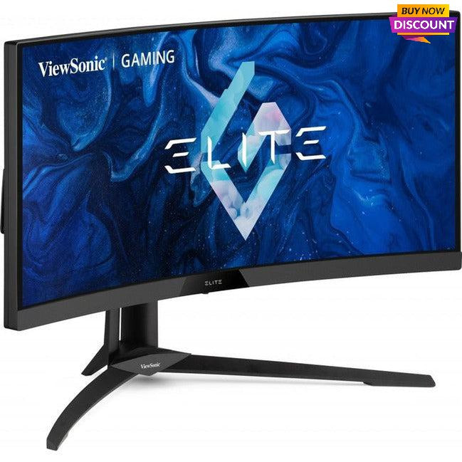 Viewsonic Elite Xg340C-2K 34" Uw-Qhd Curved Screen Led Gaming Lcd Monitor - 21:9