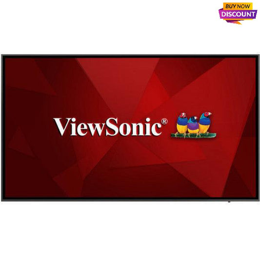 Viewsonic Cde7520 Signage Display Digital Signage Flat Panel 190.5 Cm (75") Ips 450 Cd/M² 4K Ultra Hd Black Built-In Processor Android 8.0