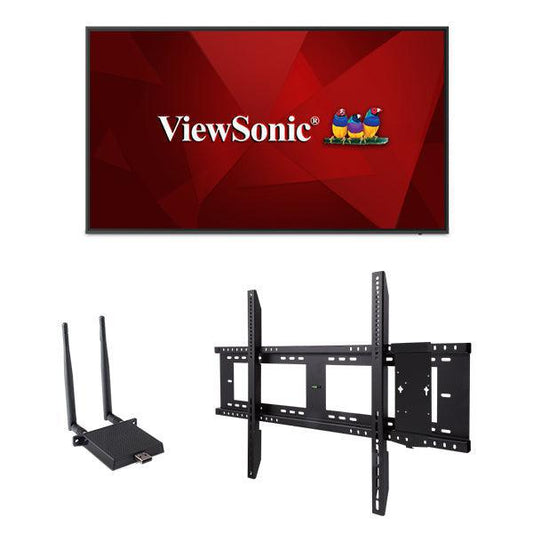 Viewsonic Cde8620-E1 Signage Display Digital Signage Flat Panel 2.18 M (86") Ips Wi-Fi 450 Cd/M² 4K Ultra Hd Black Built-In Processor Android 8.0 24/7