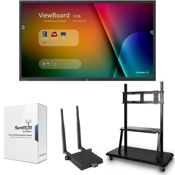 Viewsonic Ifp5550-M2 Interactive Whiteboard 139.7 Cm (55") 3840 X 2160 Pixels Touchscreen Black